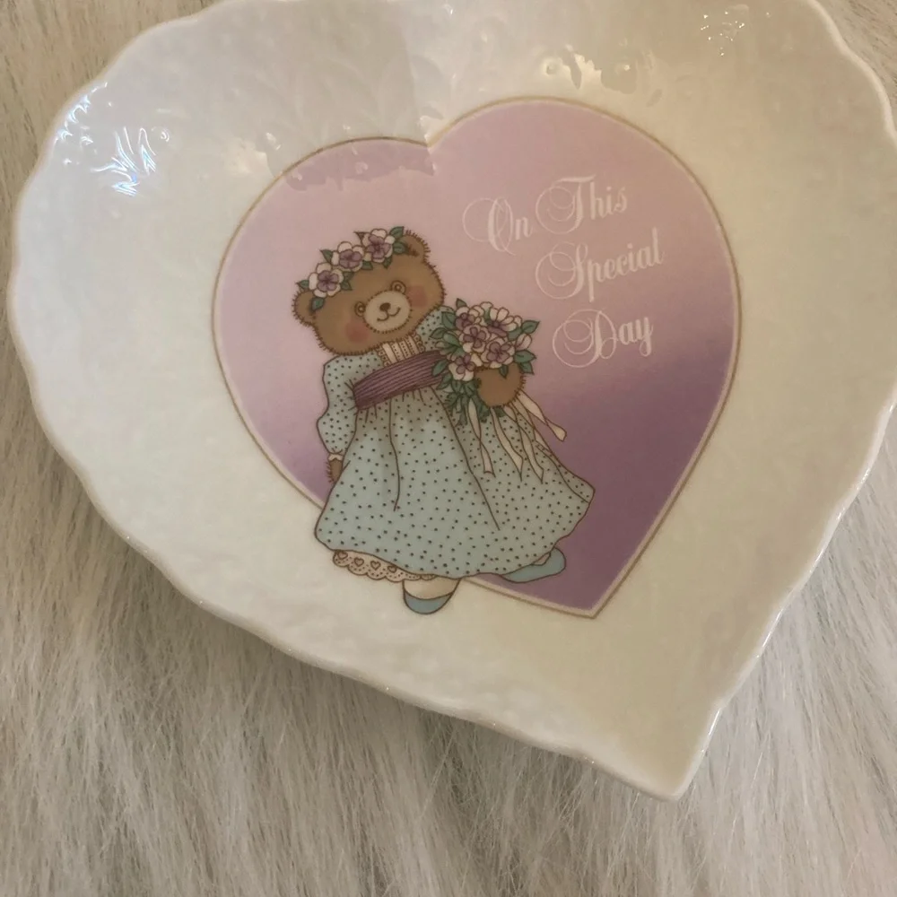❤️$5 Vintage Mikasa Japan heart dish